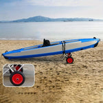 ZUN Foldable Kayak Cart, Kayak Kayak Trolley, Lightweight Kayak Accessories Universal Transport Canoe 11149462