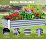 ZUN 6x3x1ft Galvanized Raised Garden Bed, Outdoor Planter Garden Boxes Large Metal Planter Box for W1859P197882