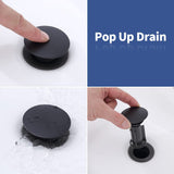 2-Handle Bathroom Sink Faucet Oil Rubbed Bronze 4 Inches Centerset Vanity Faucet 3 Hole with Pop Up 07577165