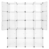 ZUN 20 Cube Organizer Stackable Plastic Cube Storage Shelves Design Multifunctional Modular Closet 05058128