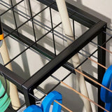 3-Tier Garden Tool Organizer with Hooks 86103171