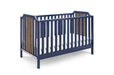 Brees Island 3-in-1 Convertible Crib Midnight Blue/Brownstone B022P204862
