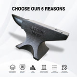 Single Horn Anvil 132Lbs Cast Steel Anvil Blacksmith for Sale Forge Tools and Equipment Anvil Rugged W2885P203679
