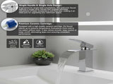 Single Handle Bathroom Faucet Lavatory Faucet Stainless Steel Single Hole-TP, ChromeUnable ship on 54469970