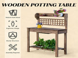 Garden Work BenchOpen Shelf Storage 40281989