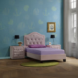 Pink 2-Drawer Nightstand B062P209014