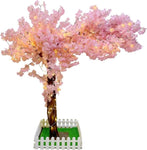 ZUN Artificial Cherry Blossom Tree, Fake Tree Artificial Pink Sakura Tree Wishing Tree Christmas Tree 77256911