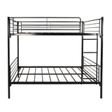 Twin over Twin Bunk Bed, Metal Frame with Ladder W84034154