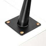 Modern Night Stand Storage Cabinet for Living Room Bedroom, Steel Cabinet with 2 Drawers,Bedside W252113552