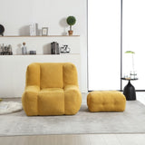 Fluffy bean bag chair, comfortable bean bag for adults and children, super soft lazy sofa chair with W1996P190378