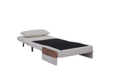 TRIO Modern Foldable Sofa Bed - Single-Seater with Breathable Linen Fabric, Converts in 10 Sec, W3391P325003