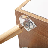 Set of 2 Wooden Modern Nightstand with 2 Drawers and 4 Solid Splayed Legs, Living Room Bedroom W2181P147490