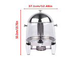 3-Gallon Dispenser, Alcohol Heated Hot and Cold Drink Container with Faucet, Commercial 30464910