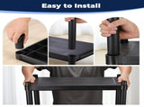Plastic Shelves, 4-Shelf rack, Multi-Purpose Shelf, Plastic Shelves for 17145756