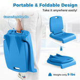 Outdoor swimming pool chairs with folding function-Blue 43681794