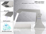 2-Handle Heavy Duty Bathroom with Drain and Supply Kits, Modern Style Lavatory Deck Mounted 03881289