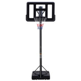 ZUN Teenagers Portable Basketball Hoop Height Adjustable basketball hoop stand 7.5ft - 10ft with 44 Inch 72630941