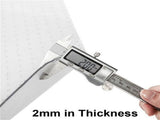 4735.5 Inch Clear PVC Office Chair Mat, Waterproof Anti-Slip Hardwood Floor Protector, Transparent 22450339
