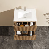 Goodyo 24" Wall-Mount Bathroom Vanity Cabinet Floating D16392630