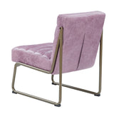 Wisteria Accent Chair with Metal with Sled Base B062P209156