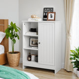 Bathroom Cabinet, Kitchen Freestanding Storage Rack, 23.62" x 11.81" x 31.5" Floor Storage Cabinet W1706P318068