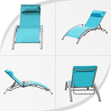 Pool Lounge Chairs Set of 2-Lake Blue W1859P321484