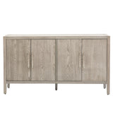 ZUN Storage Cabinet Sideboard Wooden Cabinet with 4 Metal handles ,4 Shelves and 4 Doors for Hallway, 75124007