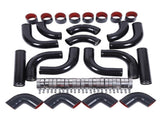 2.5 Inch 12pcs Universal Aluminum Tube Set Black 06549942