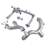 Upgraded Metal Coolant Water Pipe System Kit for Jaguar XE XF XJ F-Pace F-Type LR109401 LR041788 16384525
