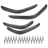 Front & Rear Fender Flares Extensions Set for Jeep Wrangler JL JLU l4 V6 18-24 89885511