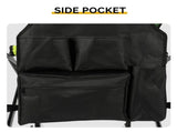 26" Tall Directors Chair with Footrest, 4Portable Bar Height Folding Camping Chair with Built-in Cup 86671613