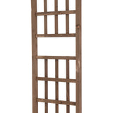 7ft Garden Arch Dark Brown 23275759