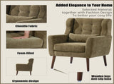 Modern Accent Chair,Chenille Arm Chairs for Living Room,Upholstered Mordern Armchair,Comfy Soft W1028102389