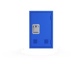 24" H Locker Cabinet, Metal Locker Cabinet with 1 Doors, Small Metal Locker,Lockable W396100781
