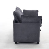 Modular Sofa , Velvet Large U-Shaped Couch Comfy Upholstered 2-Seat Sofa, 2 W2705P268484