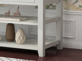 Console Table with Wood Frame and Legs, Sofa Table Entryway Table with 3 Drawers and 2 Open Shelves 19496319