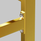 51" Modern Minimalist Rectangular Glass Dining Table for 4-6 with 0.31" Tempered Glass Tabletop and W2189133710