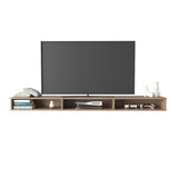 Manter Wall-Mounted Tv Stand, Living Room, Macadamia B092P306242