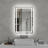 24"*36"LED Bathroom Mirror,Front-Lit and Back-Lit, Stepless Dimmable, 3 Colors CRI90, Brightness T3177P320623