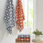 ZUN Cotton Jacquard Bath Towel 6 Piece Set B03596396