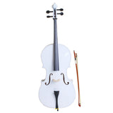 4/4 Wood Cello Bag Bow Rosin Bridge White 74842290