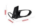 Passenger RH Power Mirror Replacement for 2014-2017 Honda Odyssey Paintable Manual Folding 92326101