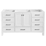 60'' Bathroom Vanity, Freestanding Vanity Top with Single basin Solid Wood Frame Bathroom Storage W1059P338728