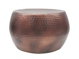 D19.5x16" Nuria Hammered Accent Table W2078P410078