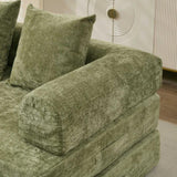 Comfy Convertible Folding Mattress Couch, Floor Bed, Chenille Floor with Armrest, Floor W1143P330251