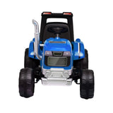 ZUN Kids Ride on Tractor with Trailer, 12V Battery Powered Electric Tractors for Kids with Remote T3067P244617