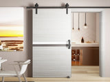 CRAZY ELF 32 "x 84" Integrated Door Slab, No Assembly Required, Covered With 2mm Thick W936126325