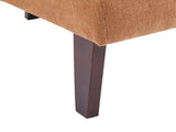 Modern Accent Chair with Round Back & Wooden Legs - Mid-Century Inspired Lounge Chair for Living N767P266888P