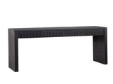 Modern Black Console Table with 4 Drawers 59.2" Entryway Table with Storage W2729P298159