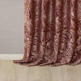 ZUN Jacquard Curtain Panel Pair B03598093